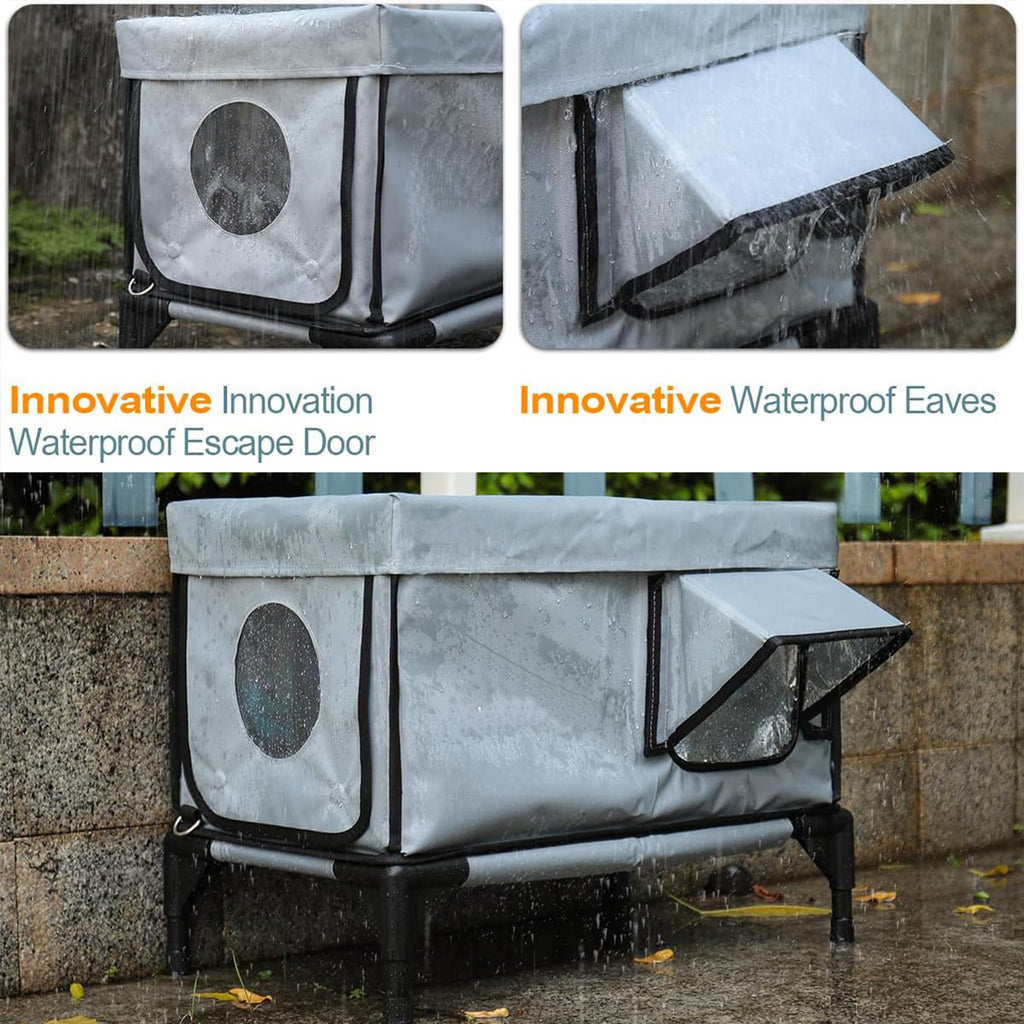 Weatherproof Heated Outdoor Cat House