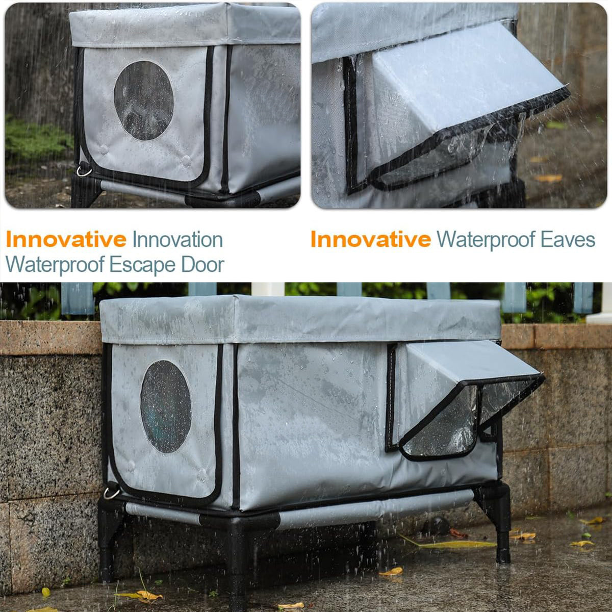 Weatherproof Heated Outdoor Cat House