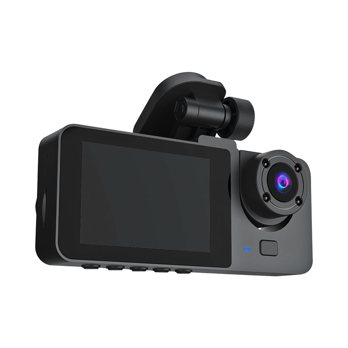 3-Channel Dash Cam – Front, Cabin & Rear with 32GB Card