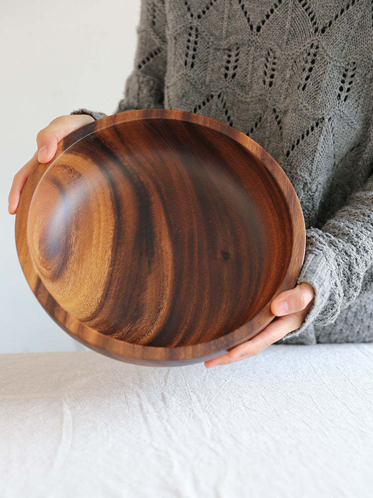 Kitchen Natural Wooden Bowl Household Fruit Salad For Home