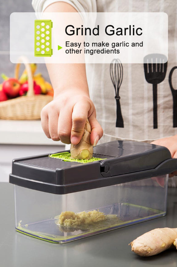 15-in-1 Vegetable Chopper & Dicer with Container