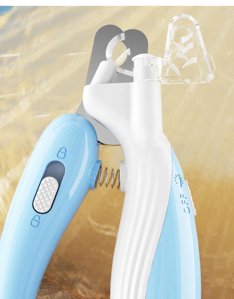 Pet Nail Clippers Dog Cat LED Electric Grinder Supplies Light