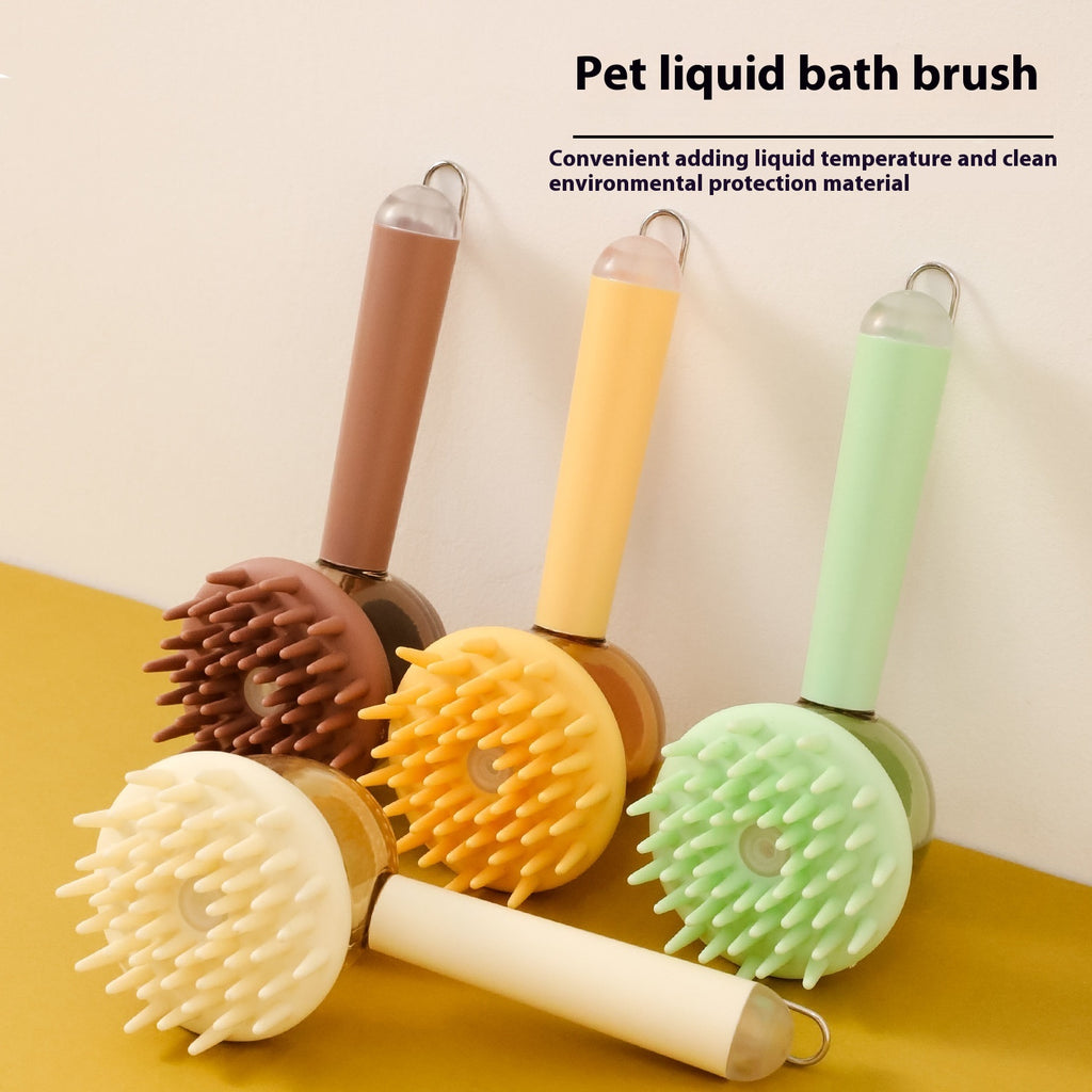 3 In 1 Pets Bath Brush For Dogs And Cats Shower Massage