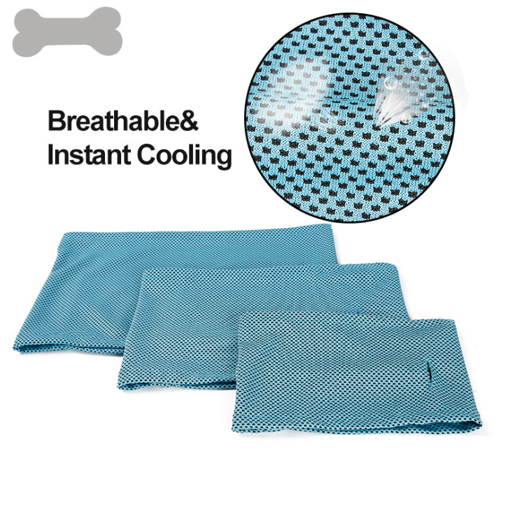 Instant Cooling Pet Bandana Dog Scarf Summer Towel Wrap Collar