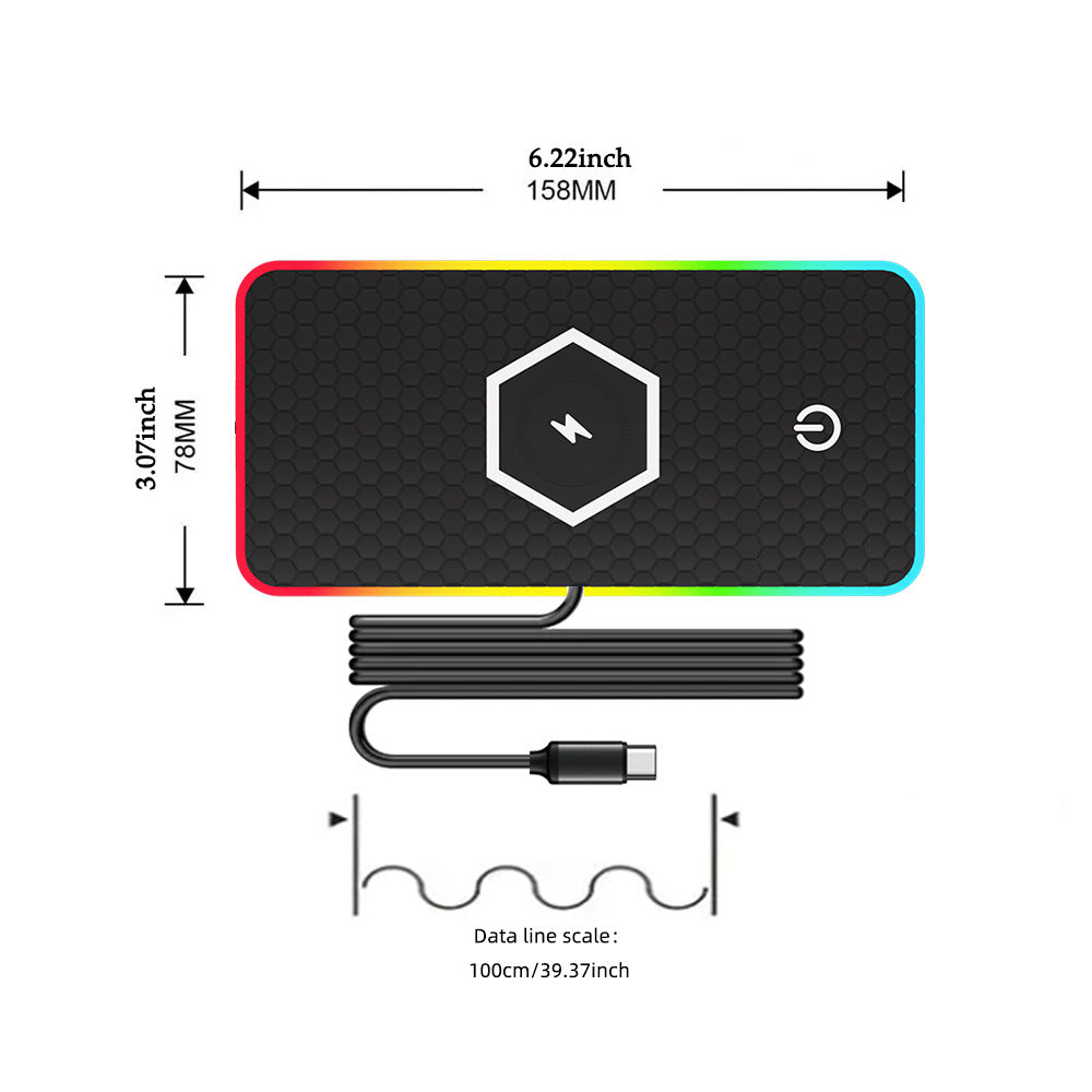 15W Fast Wireless Car Charging Pad