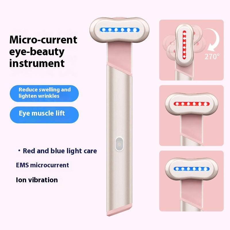 4 Colors Electric Eye Massager Red Blue Light Massage