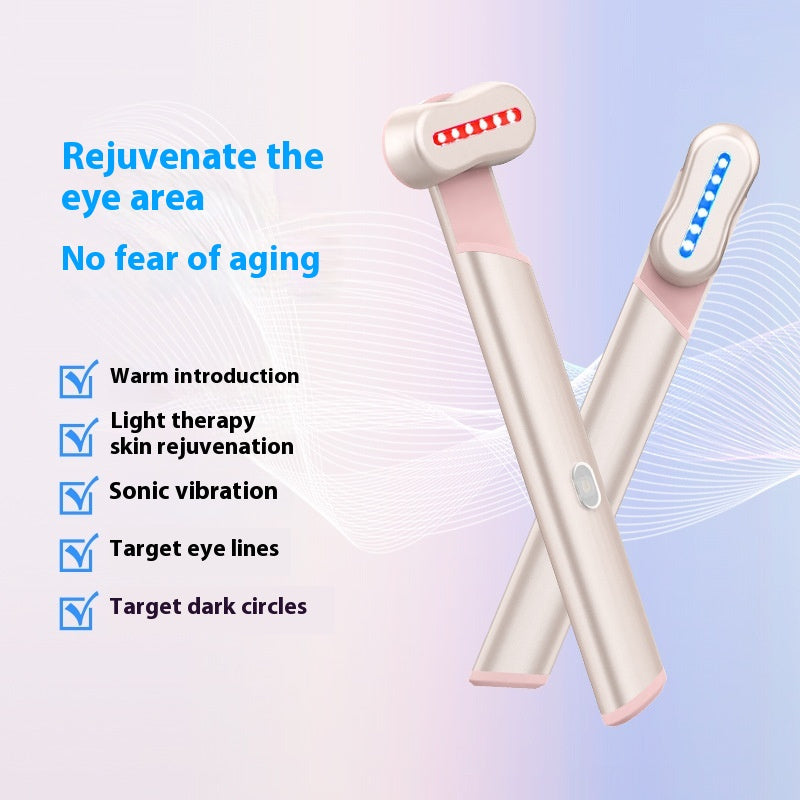 4 Colors Electric Eye Massager Red Blue Light Massage