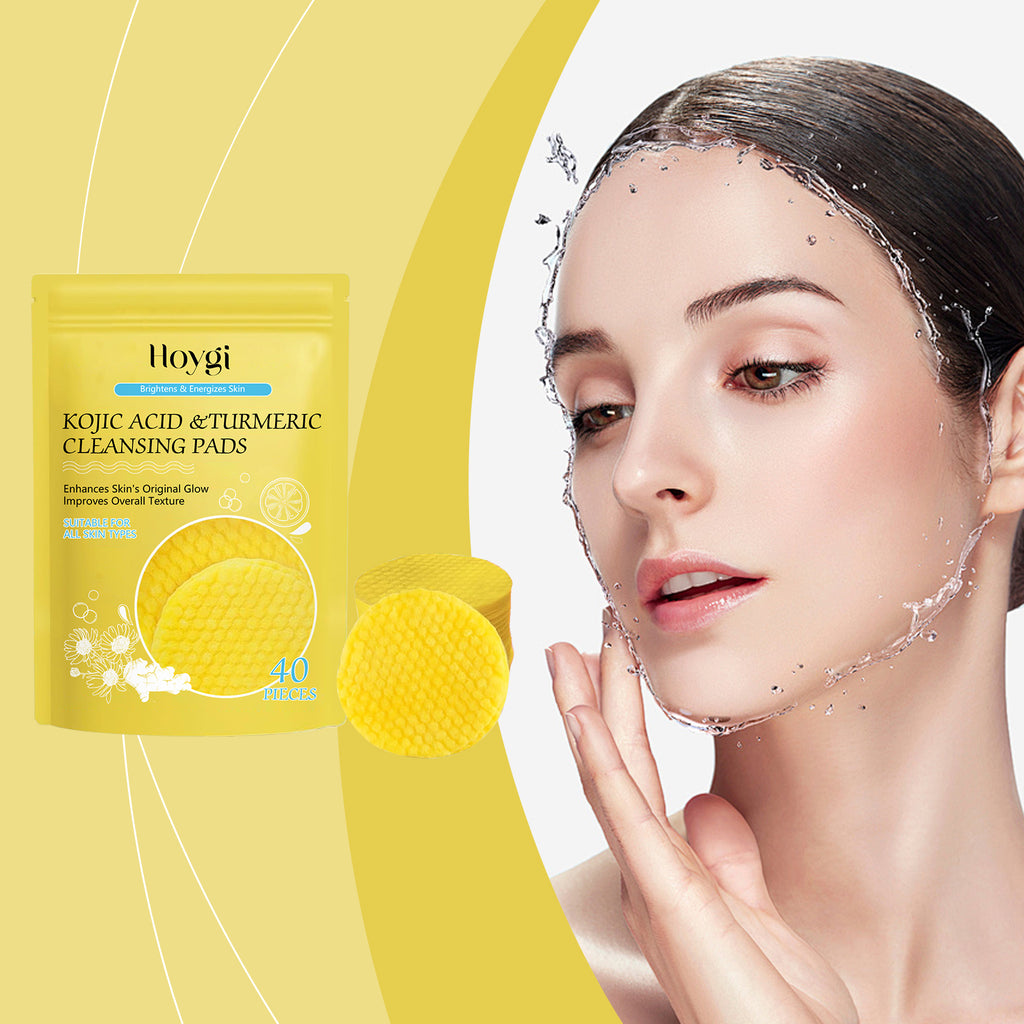HOYGI Turmeric Acid Cleansing Pad Face Skin Pore Makeup