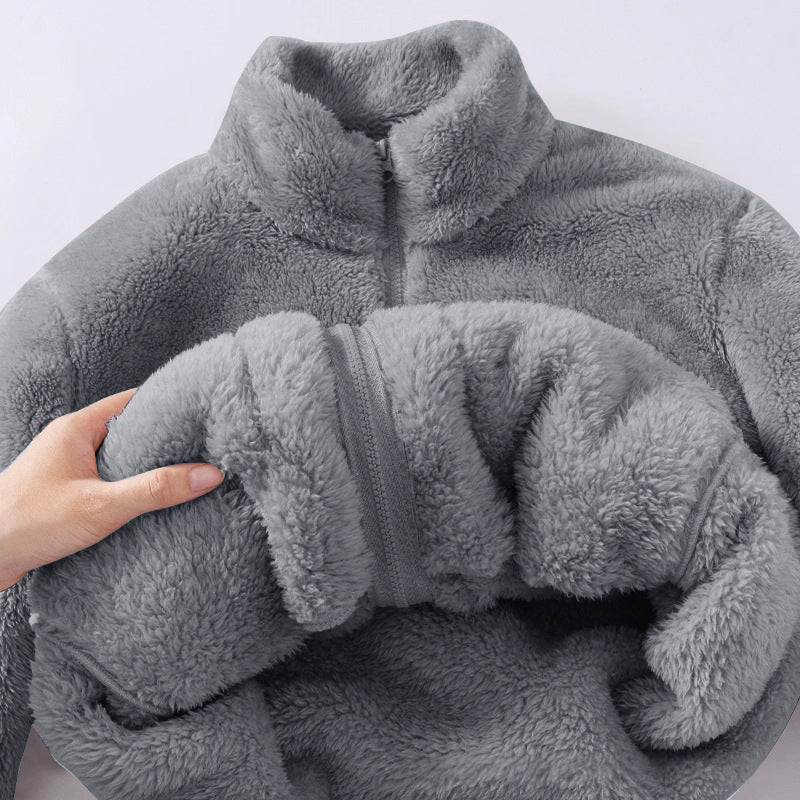Women's Fleece-Lined Zip-Up Softshell Jacket