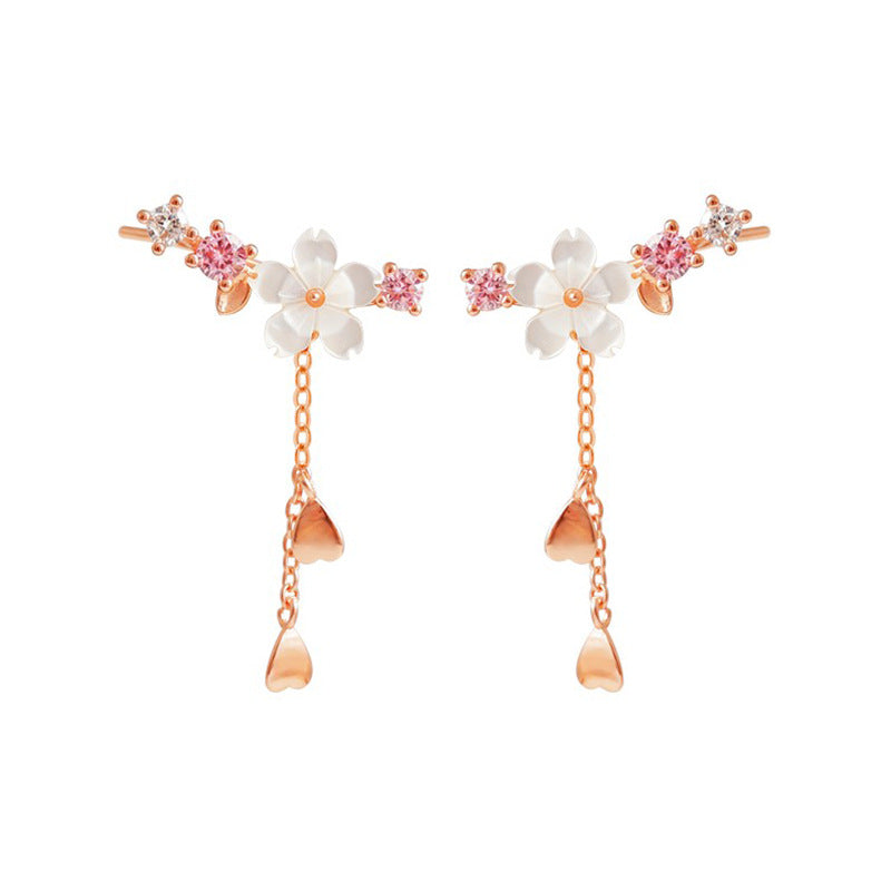 Flower Earrings, And Super Fairy Design, Exquisite Pendant,