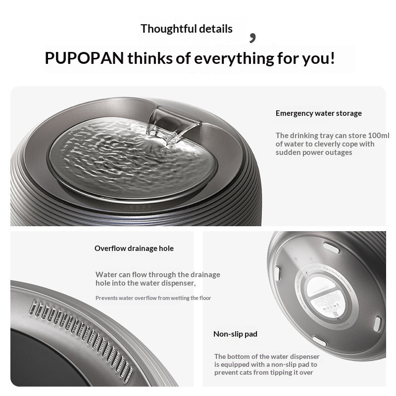 Smart Pet Water Fountain with Filter