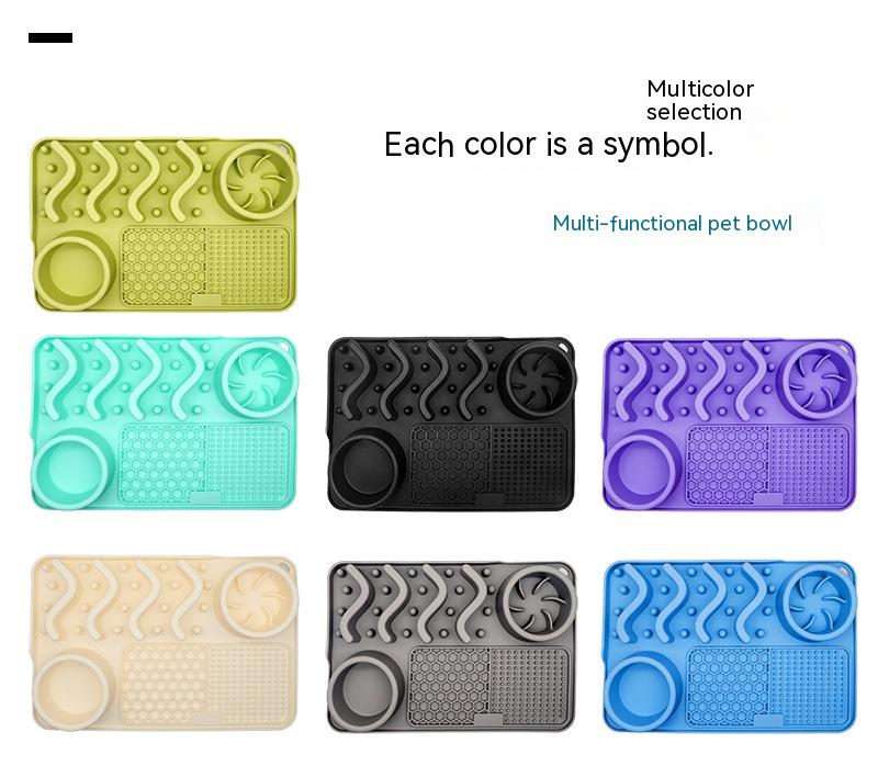 Dog Silicone Licking Pad Pet Mat Smelling Multifunctional Food