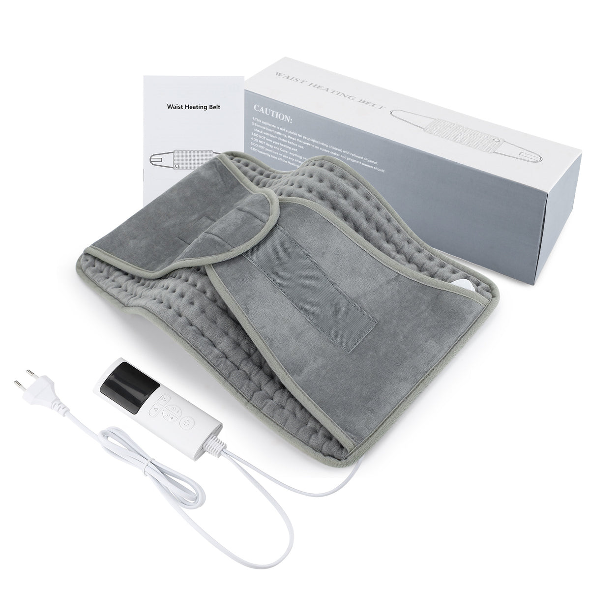 Back Heating Support Belt Heated Waist Brace With Adjustable