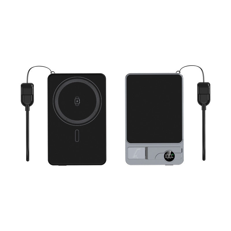 Magnetic Wireless Power Bank with Stand – 5000/10000mAh