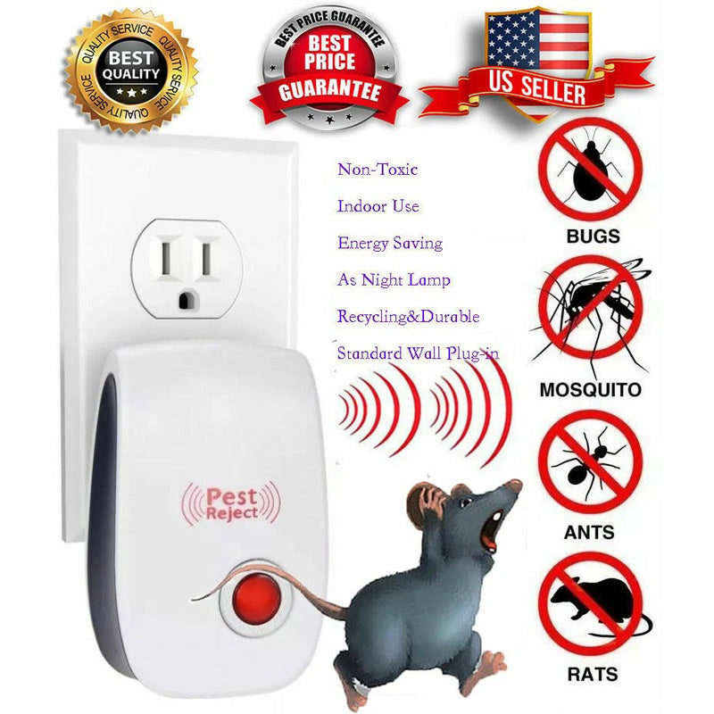 Ultrasonic Plug-In Pest Repeller – Set of 6