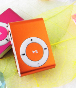 Classic Clip Clips MP3 Metal Iron Customizable LOGOmp3 Player
