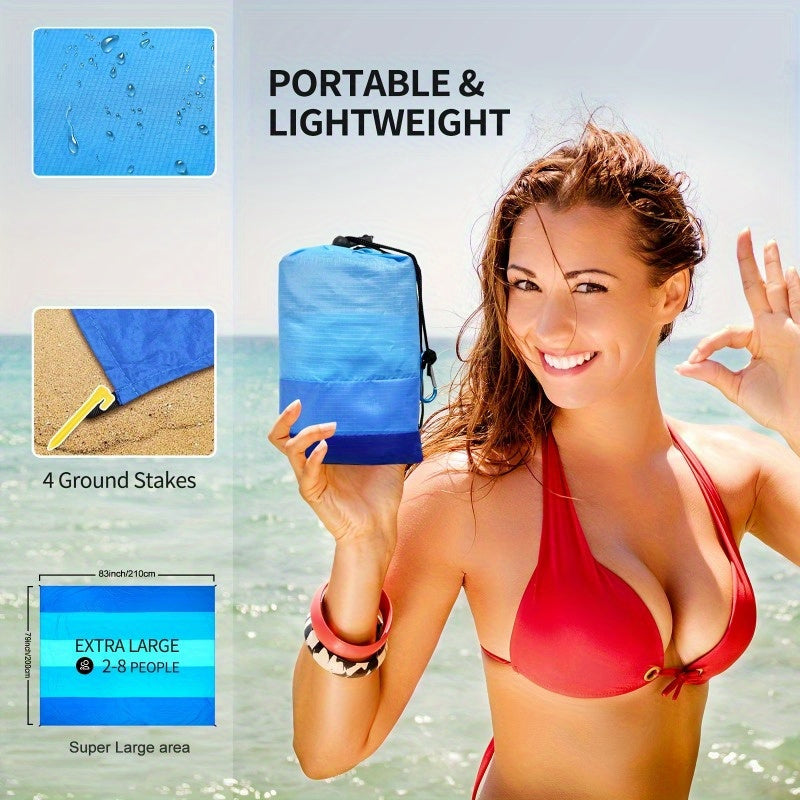 Extra-Large Sandproof Waterproof Beach Blanket