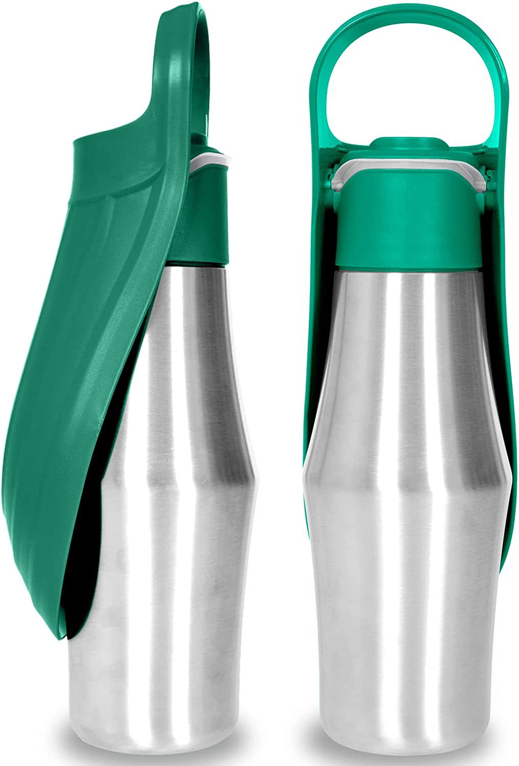 Portable Pet Dog Water Bottle Soft Silicone Leaf Design