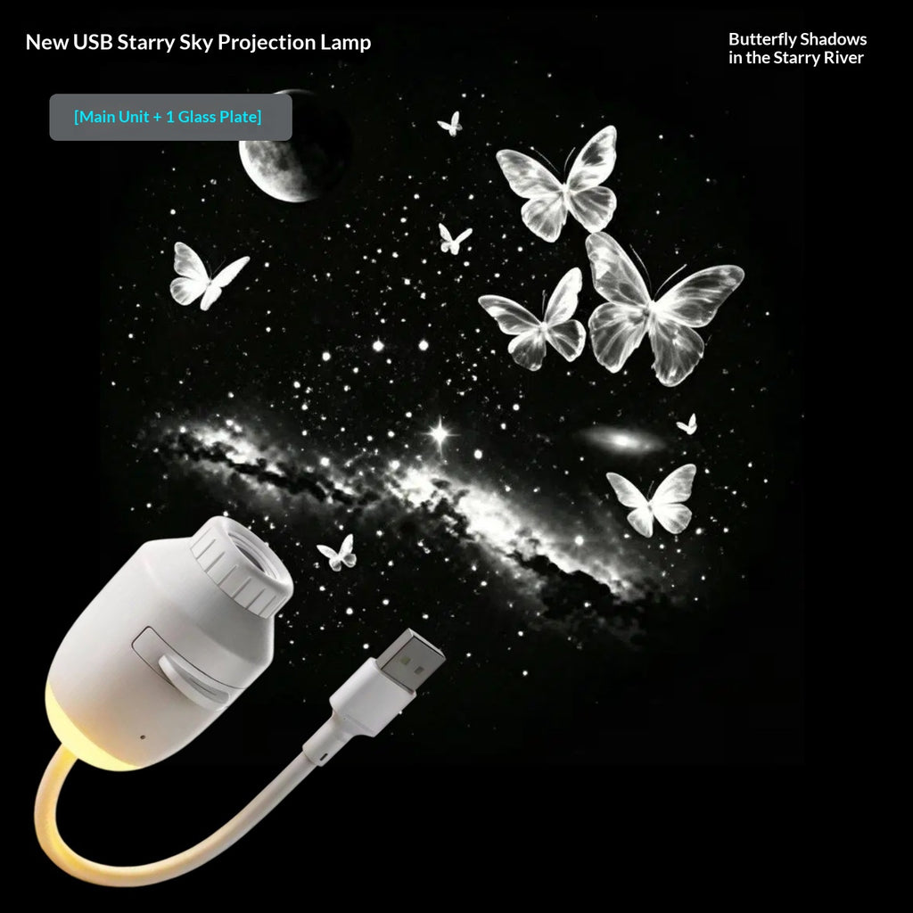USB Galaxy Star Projector Night Light