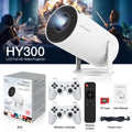 M300 Max Portable Game Projector with 2 Wireless Controllers