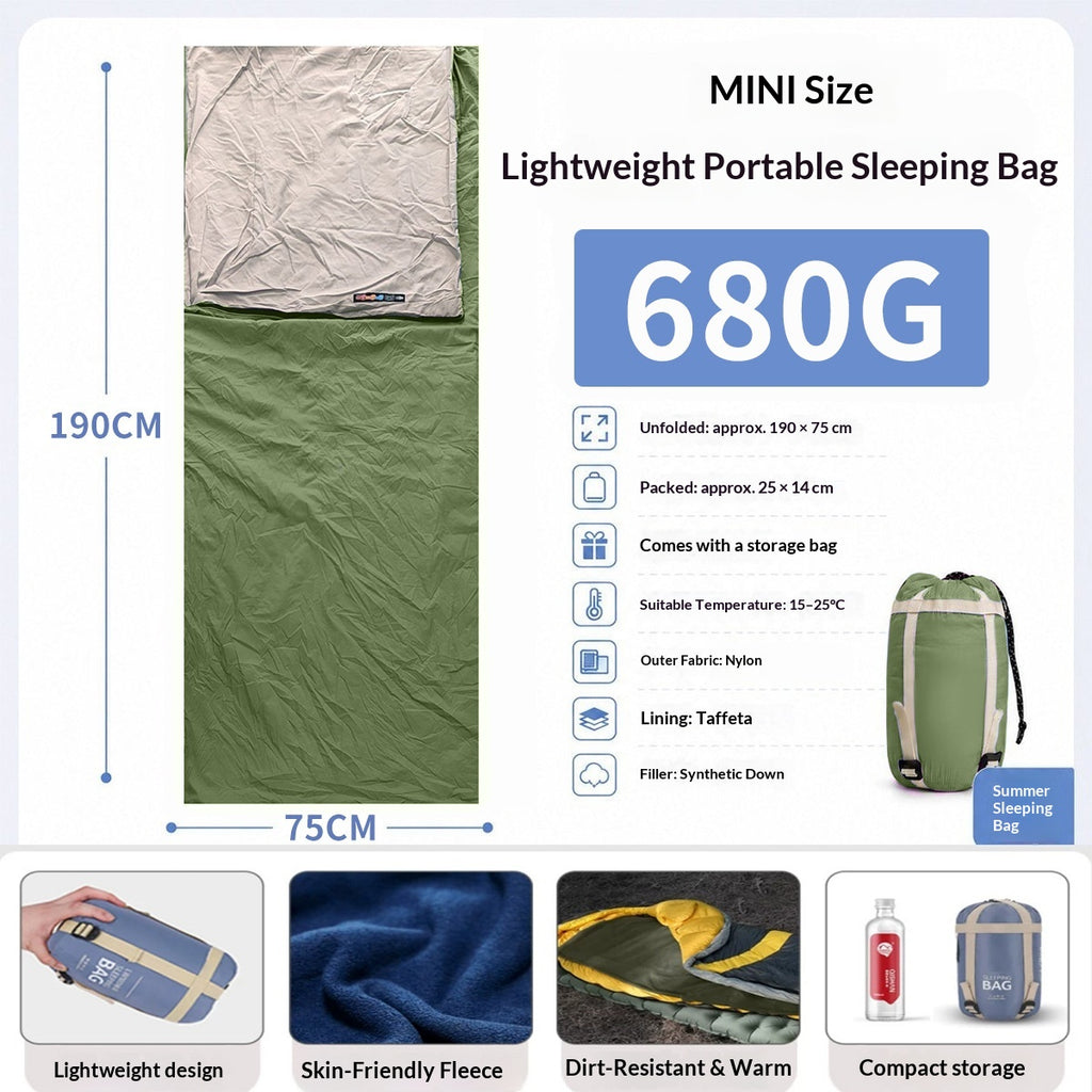 Ultra-Light Travel Sleeping Bag Liner