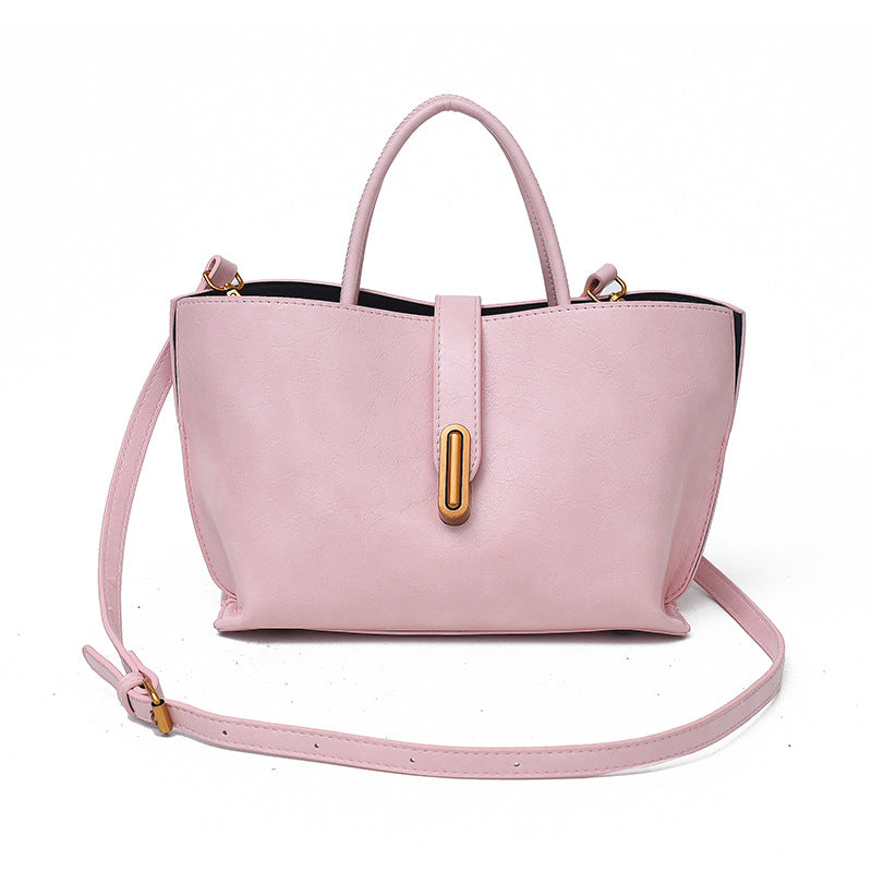 Women's Large-Capacity Leather Tote Bag