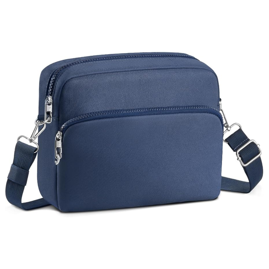 Anti-Theft RFID Crossbody Travel Bag - Lightweight Shoulder Bag