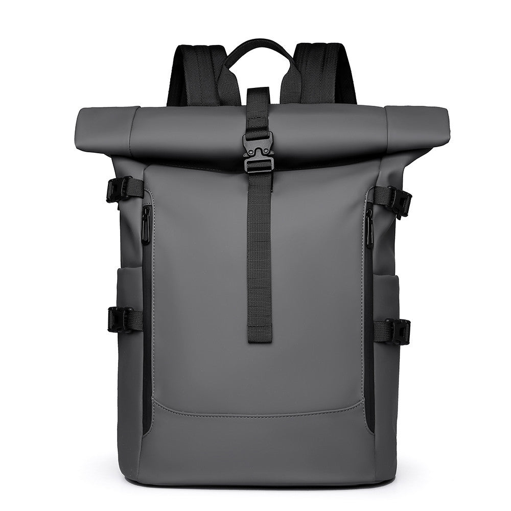 Roll-Top Waterproof Travel Backpack