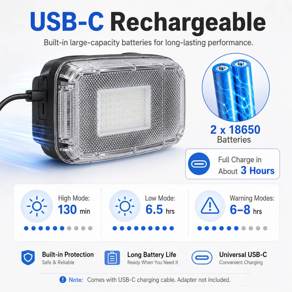 Rechargeable LED Roadside Emergency Warning Light
