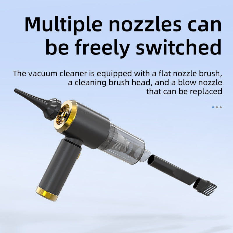 Cordless Handheld Car Vacuum – 3000Pa Suction