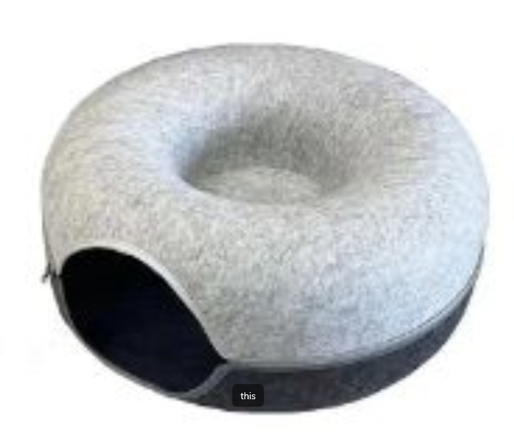 Four Seasons Available Cat Nest Round Woolen Felt Pet Dual-use