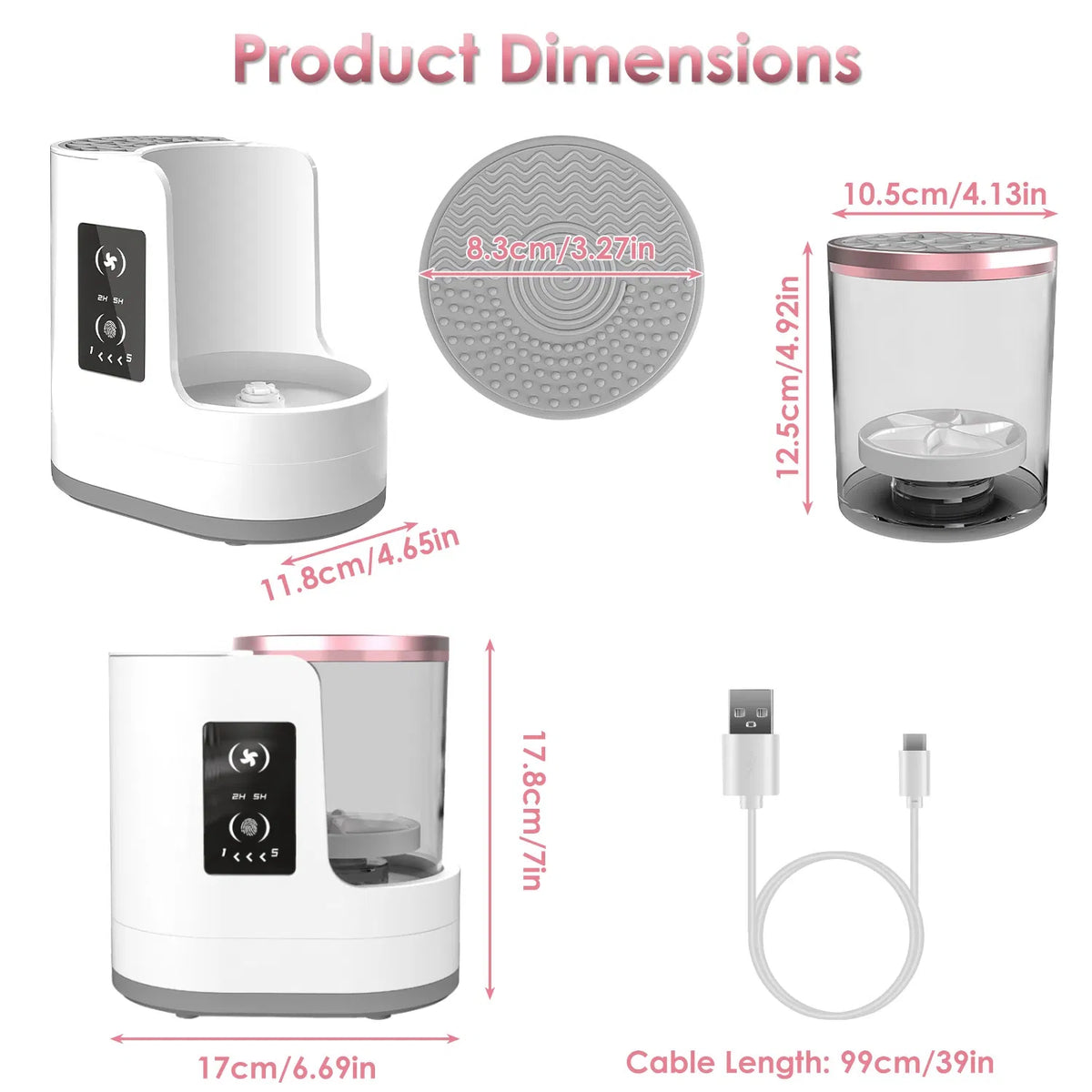 4-in-1 Electric Makeup Brush Cleaner & Dryer
