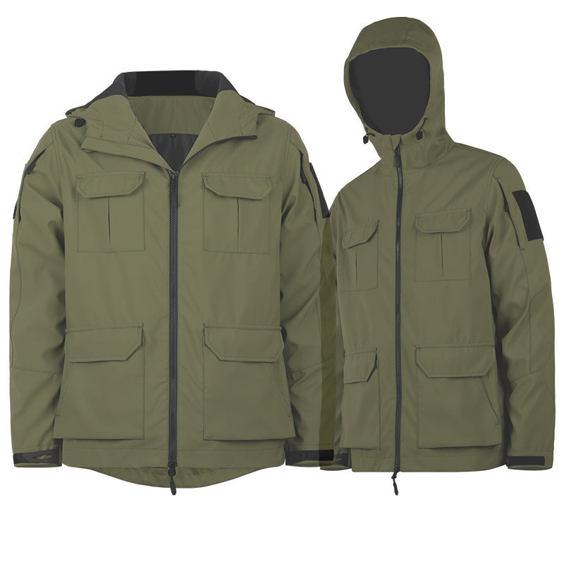 Men's Hooded Outdoor Travel Jacket – Loose Fit