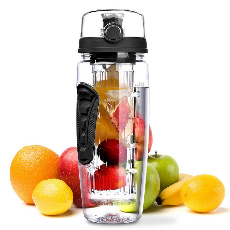 32Oz Fruit Infusing Infuser Water Bottle BPA Plastic Sport