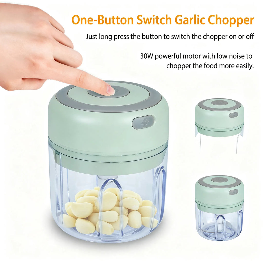 Rechargeable Mini Electric Garlic Chopper