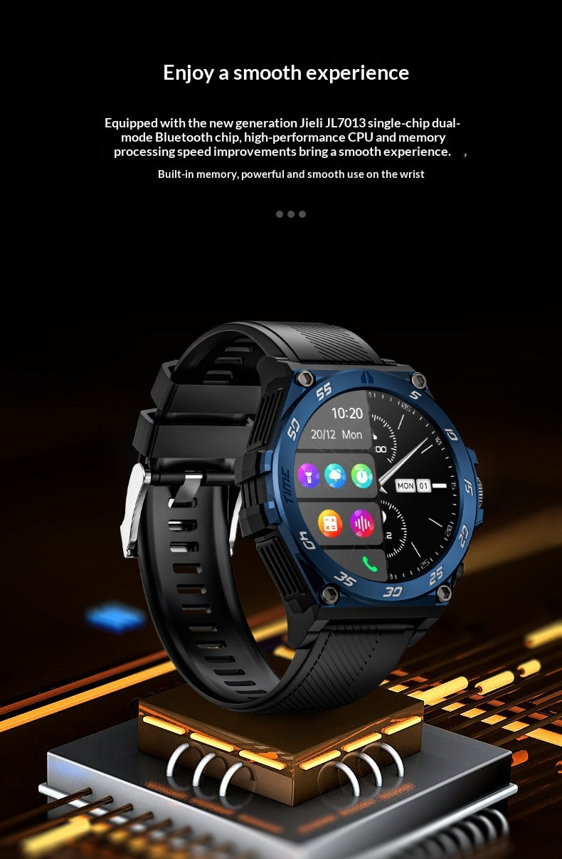 2-in-1 Smartwatch with Built-in Wireless Earbuds