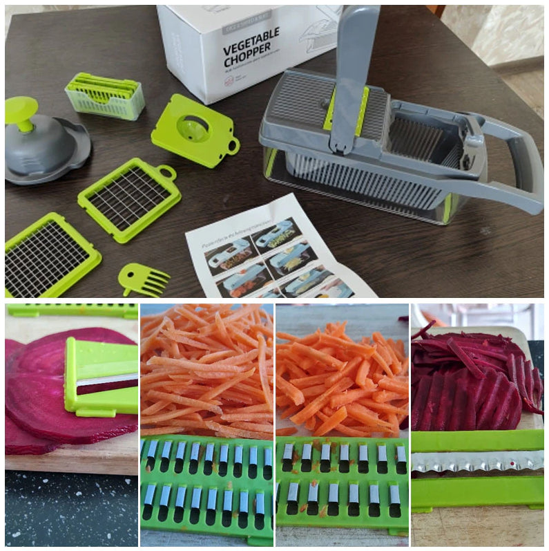 15-in-1 Vegetable Chopper & Dicer with Container