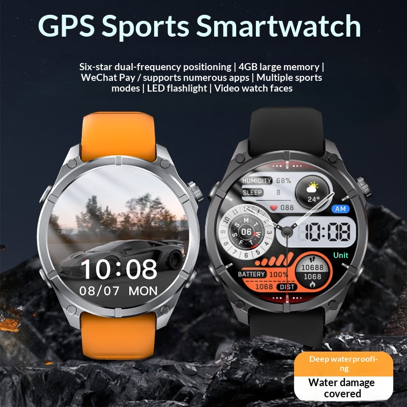 GPS Smart Sports Watch with AMOLED Touchscreen