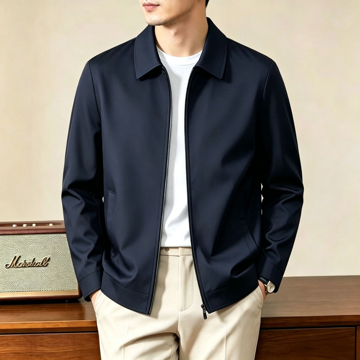 Men's Casual Lapel-Collar Jacket
