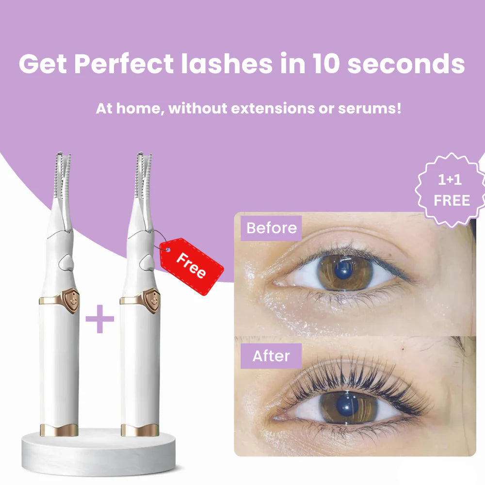 Rechargeable 360 Rotating Portable Eyelash Curler, Electric
