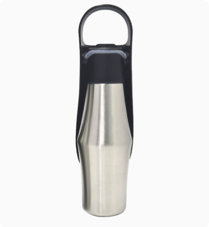 Portable Pet Dog Water Bottle Soft Silicone Leaf Design