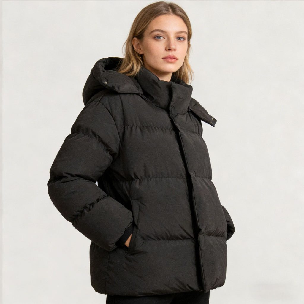 Men's Hooded Loose-Fit Cotton Jacket