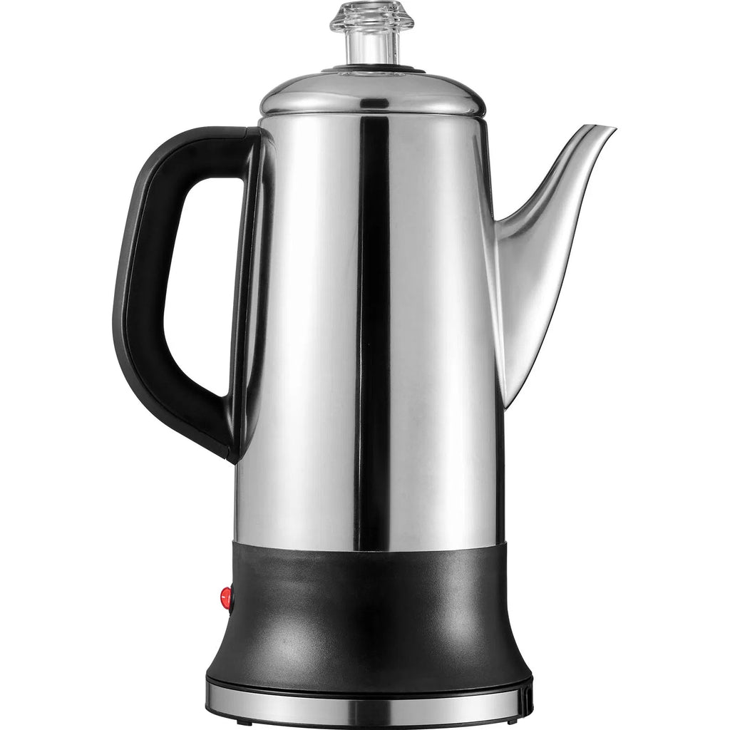 12-Cup Stainless Steel Electric Coffee Percolator