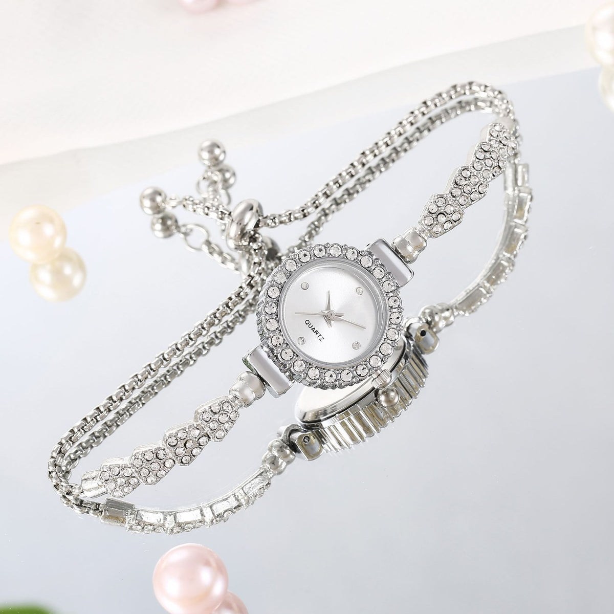 Luxury Women's Watch Gold Fine Strap Ladies For Bracelet