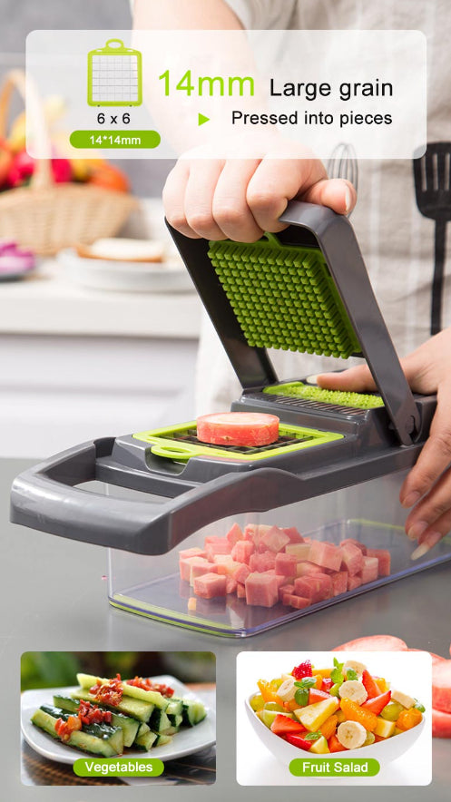 15-in-1 Vegetable Chopper & Dicer with Container