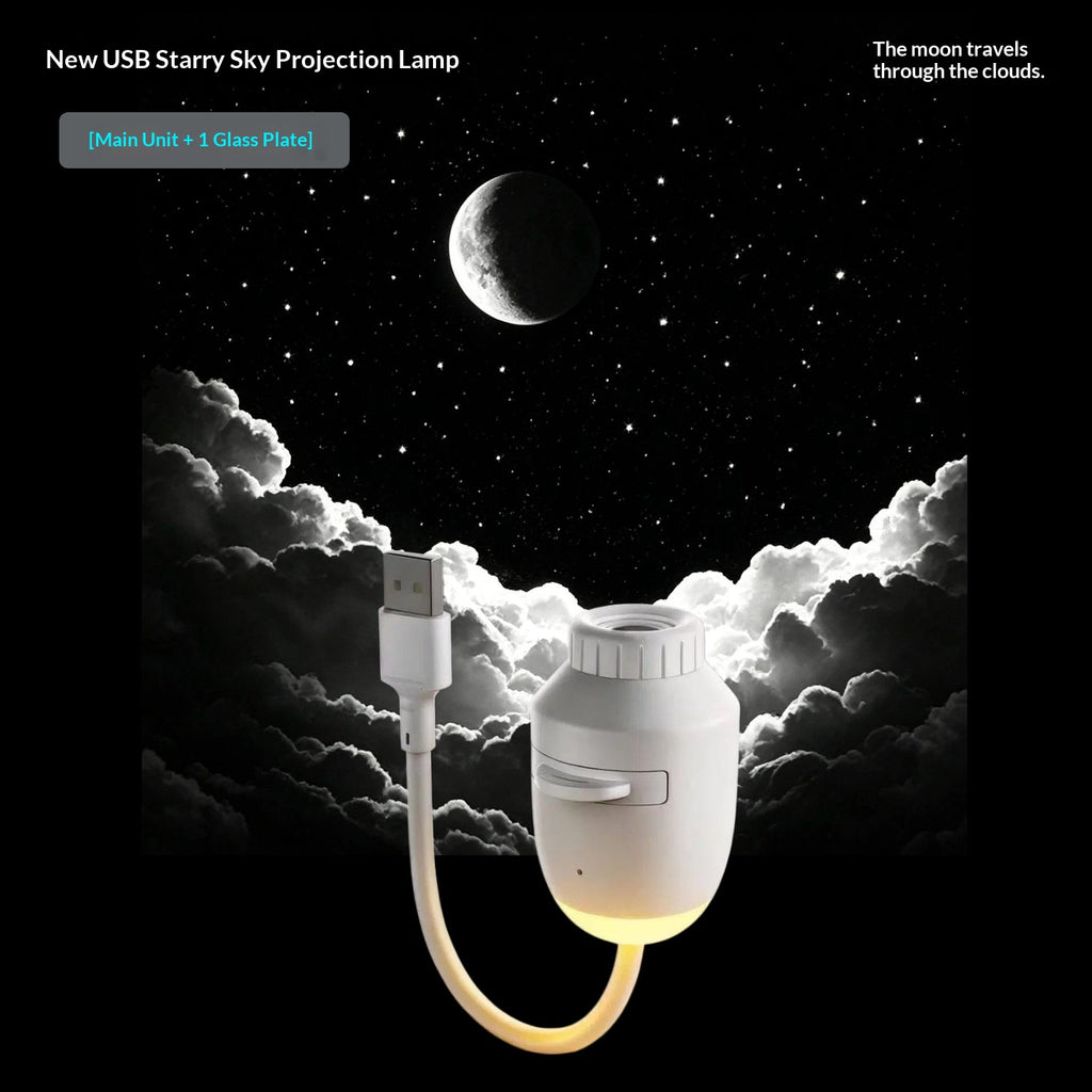 USB Galaxy Star Projector Night Light