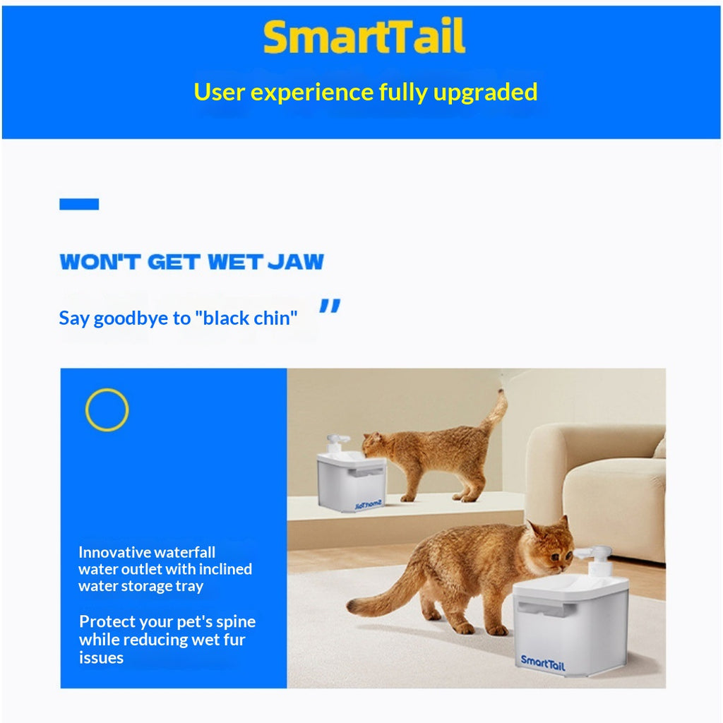 Motion Sensor Cordless Pet Water Fountain