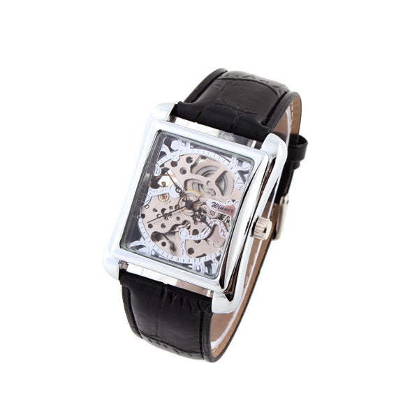 Men's Skeleton Dial Mechanical Watch