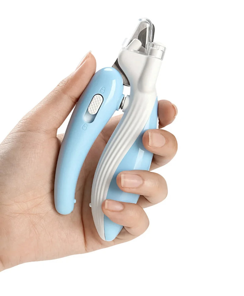 Pet Nail Clippers Dog Cat LED Electric Grinder Supplies Light
