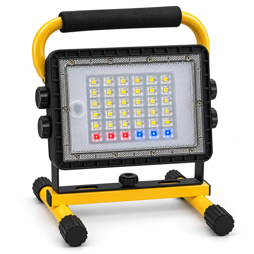 Solar Rechargeable LED Work Light & Power Bank